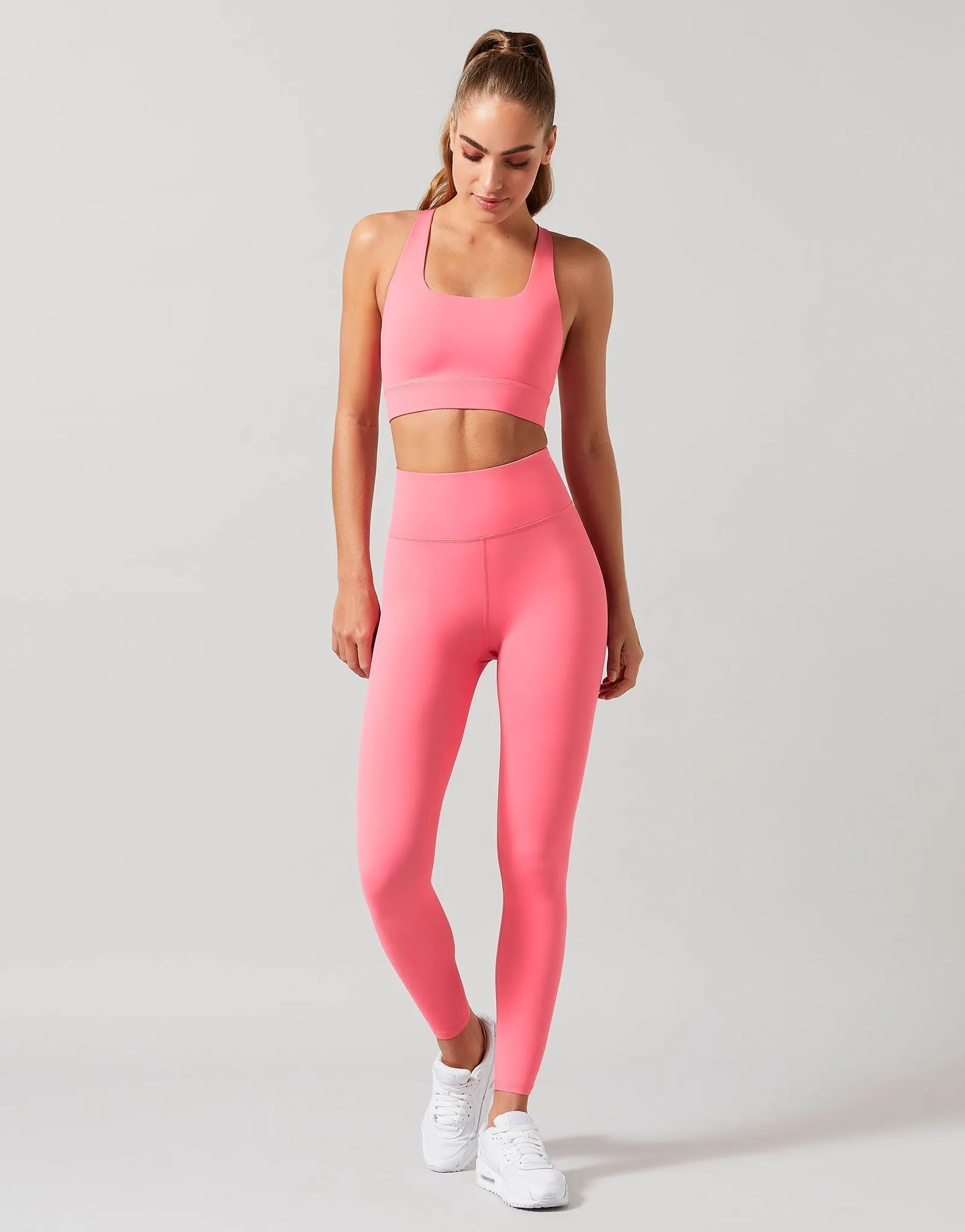 ASTRID Ultra-Core Full Length Leggings - Powder Pink