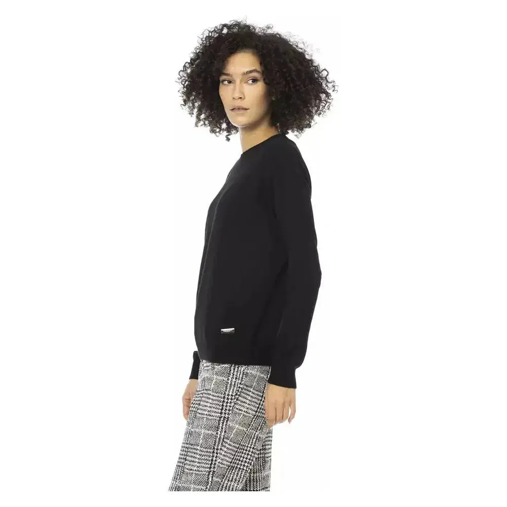 Baldinini Trend Black Wool Women Sweater