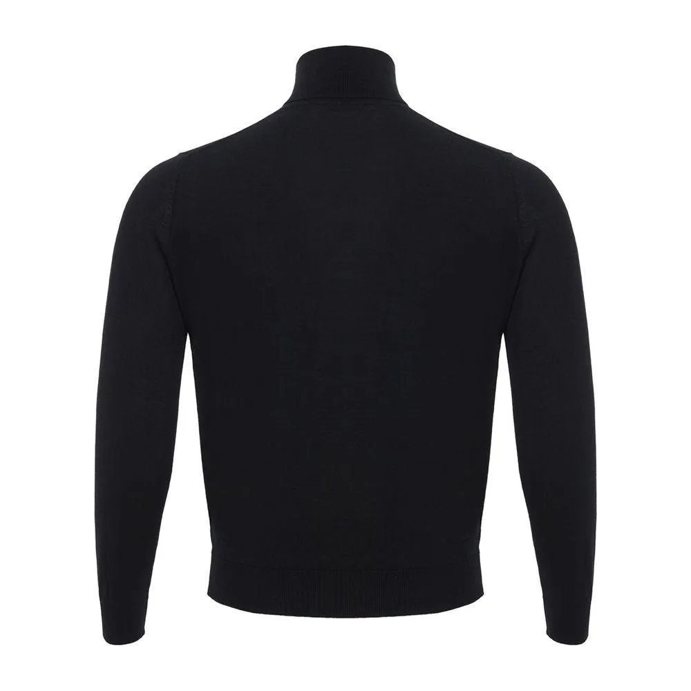 Colombo Italian Cashmere Luxury Black Sweater