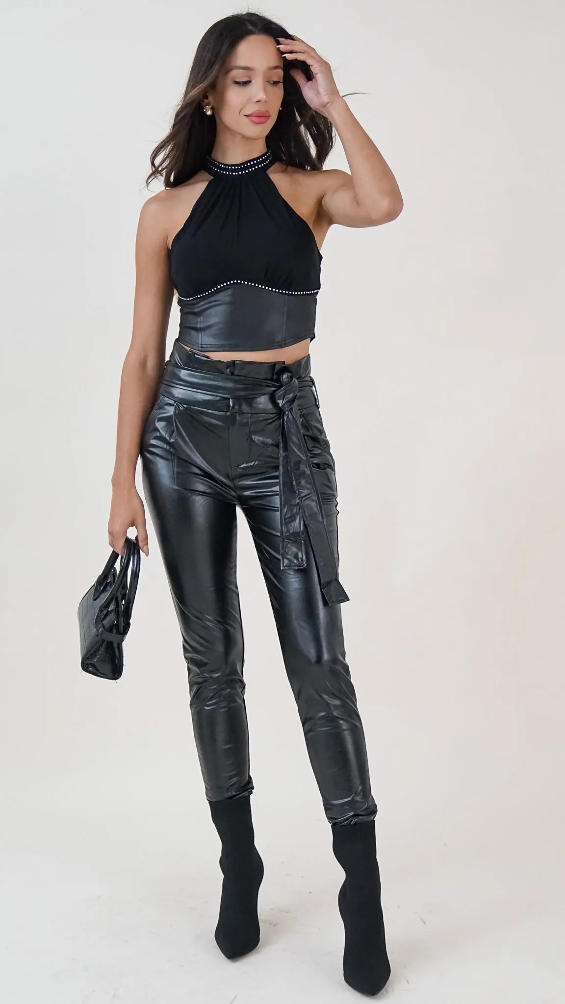 Diana Faux Leather Pants