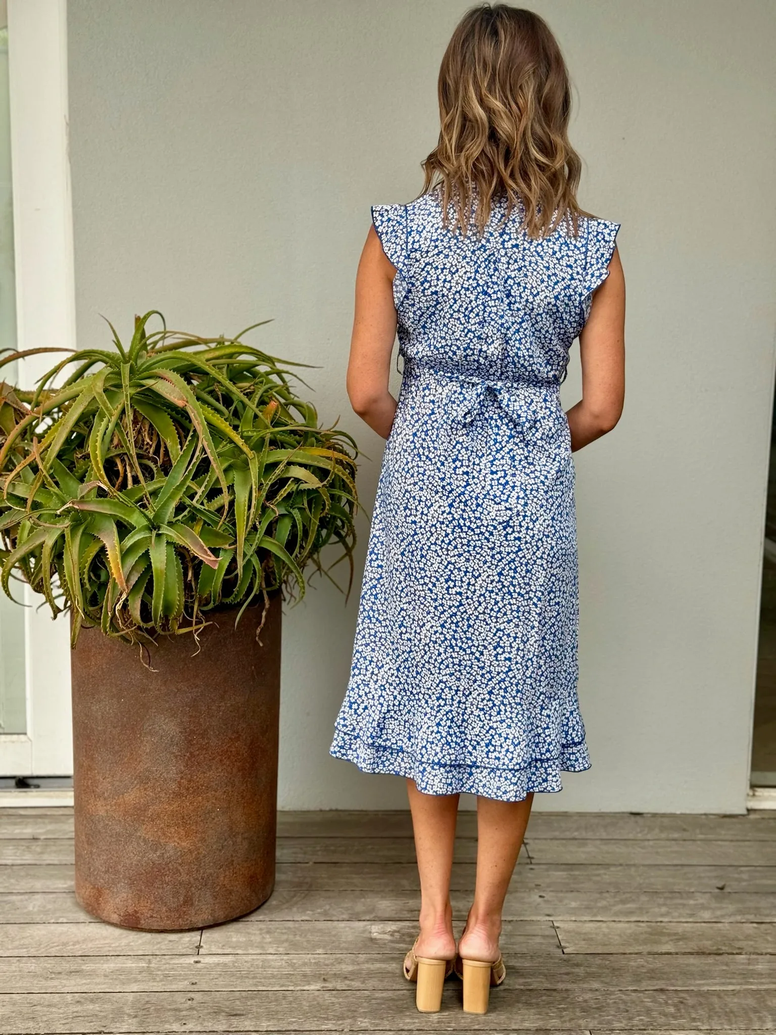 Eleanor Dress - Blue Floral