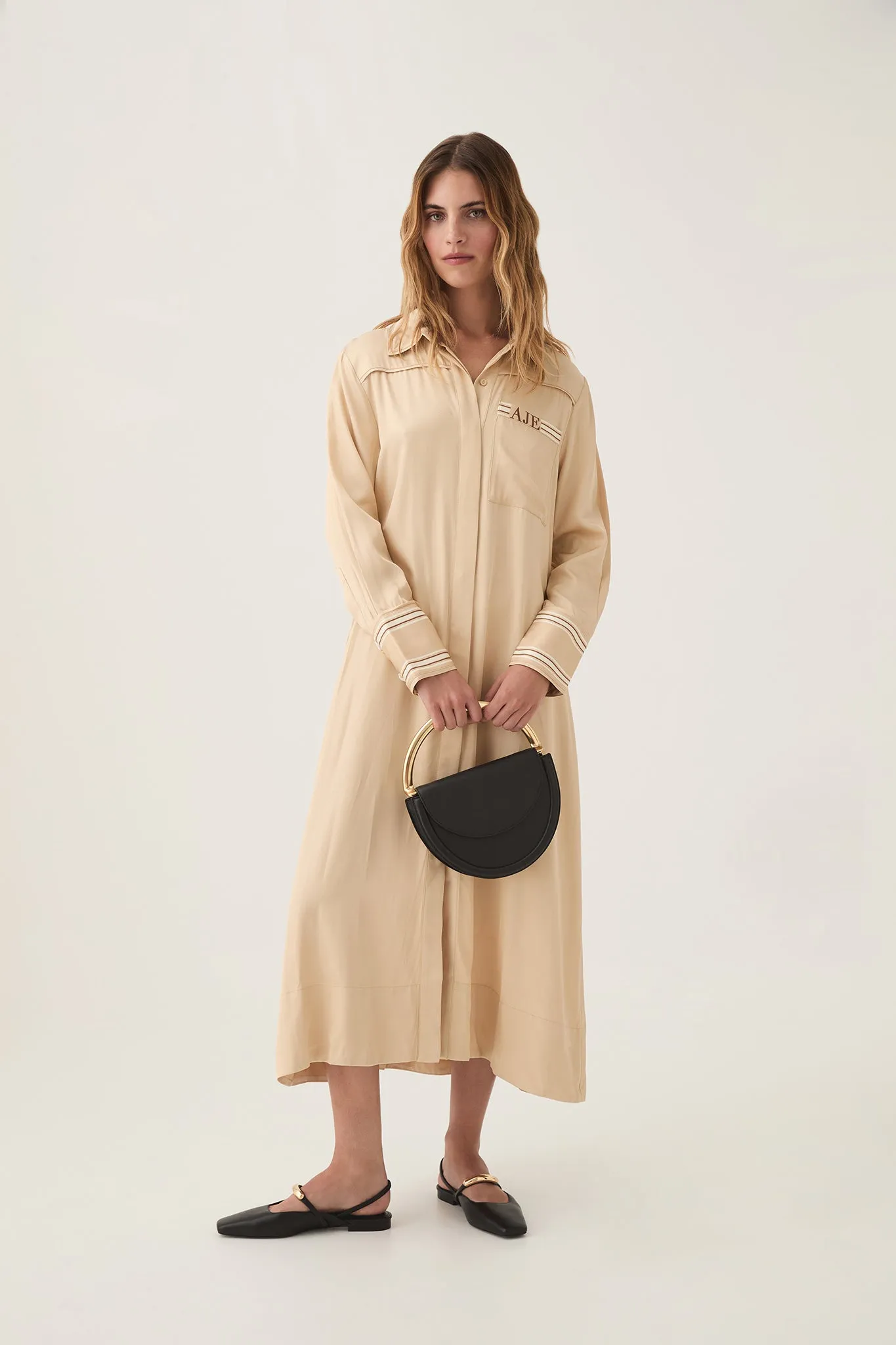 Enfilade Logo Midi Dress