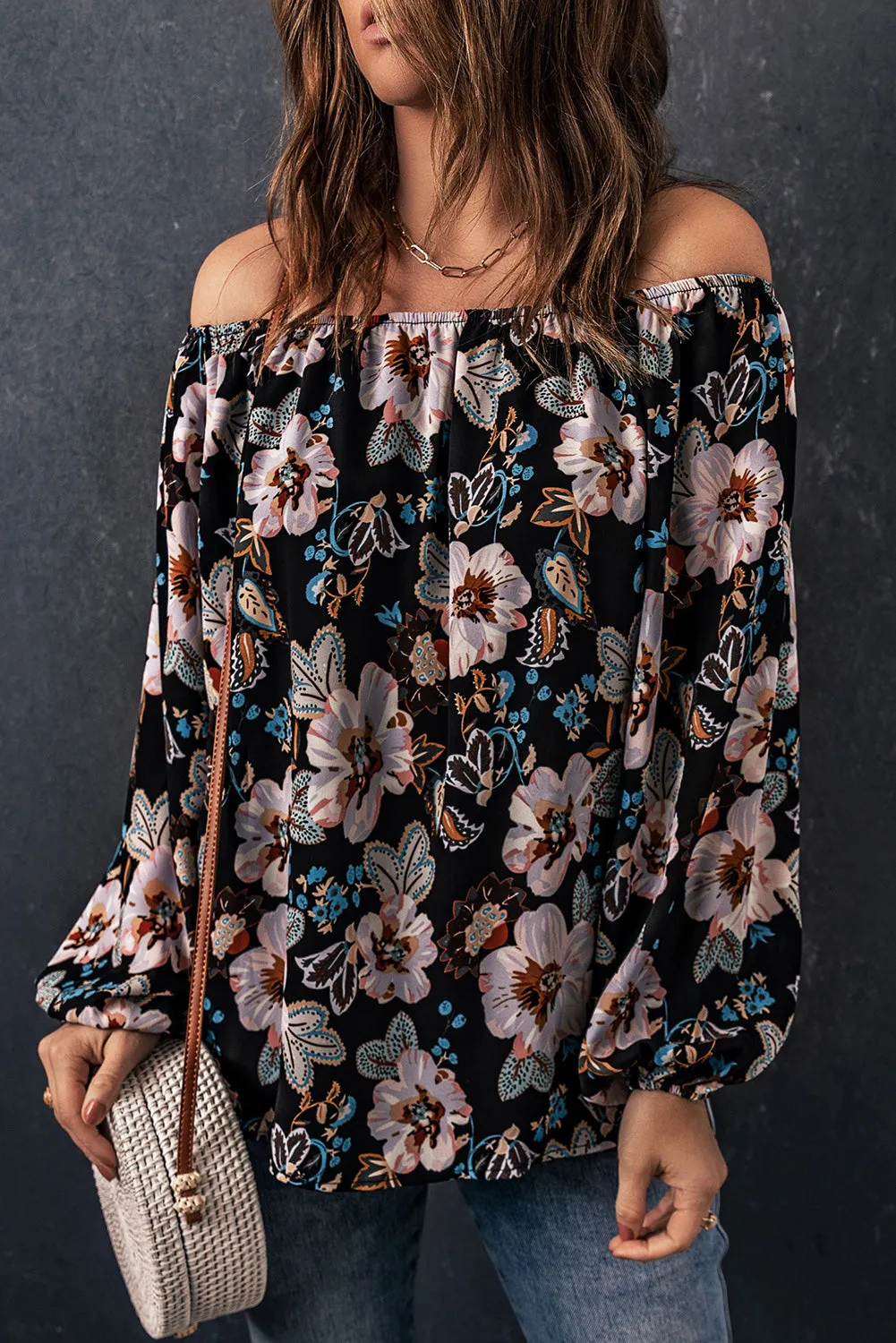 Floral Off Shoulder Blouse