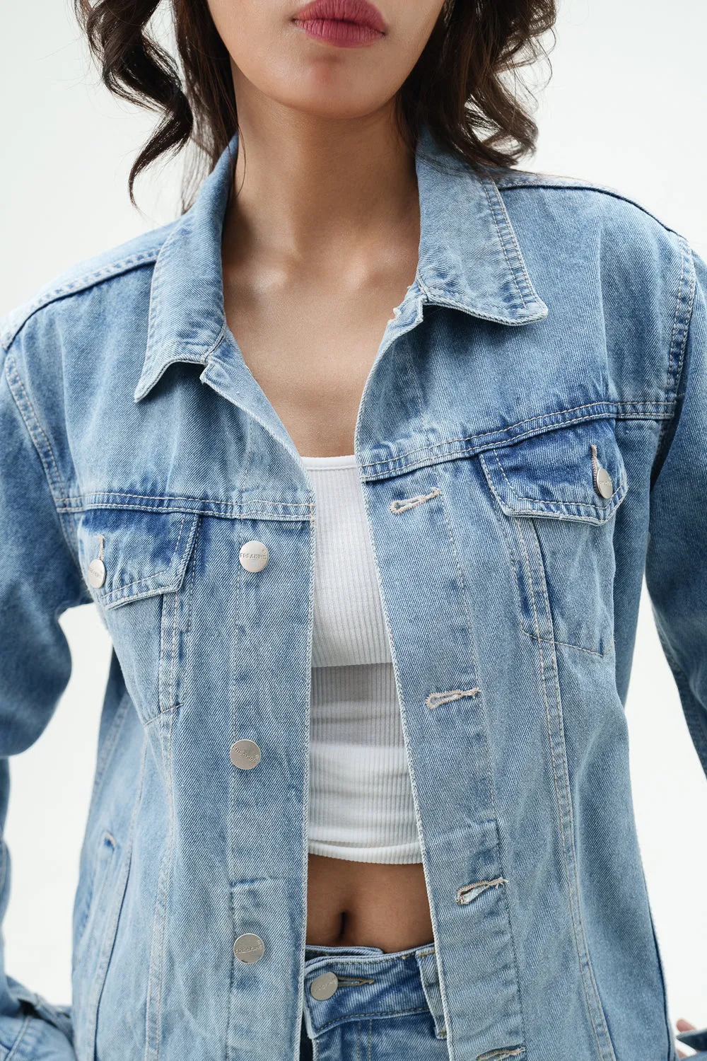 Galactic Blue Classic Denim Jacket