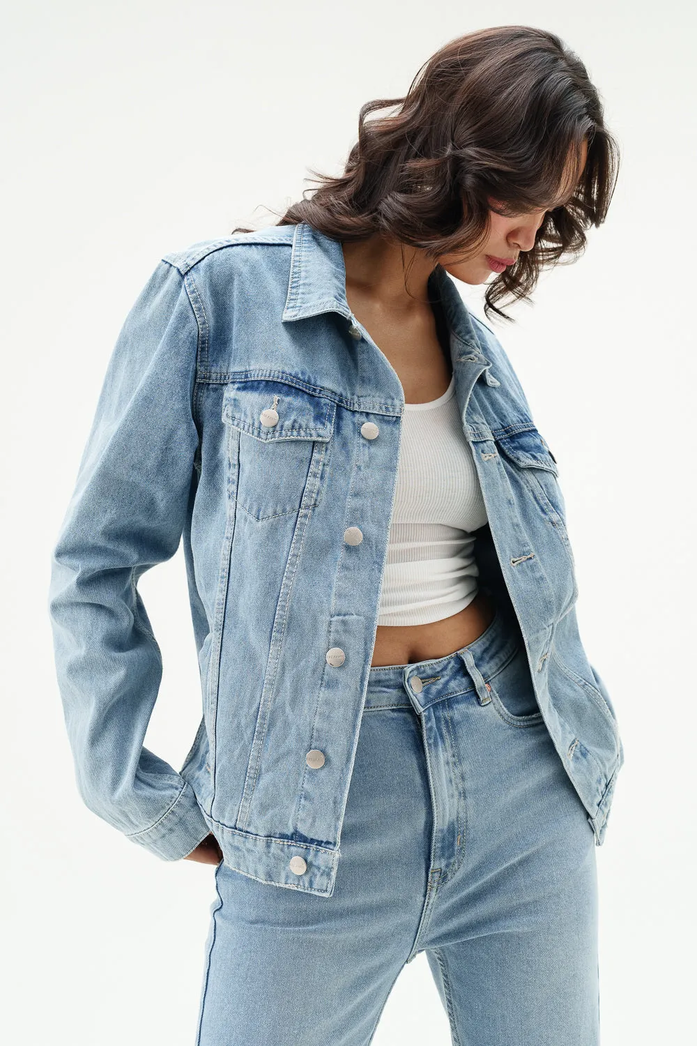 Galactic Blue Classic Denim Jacket