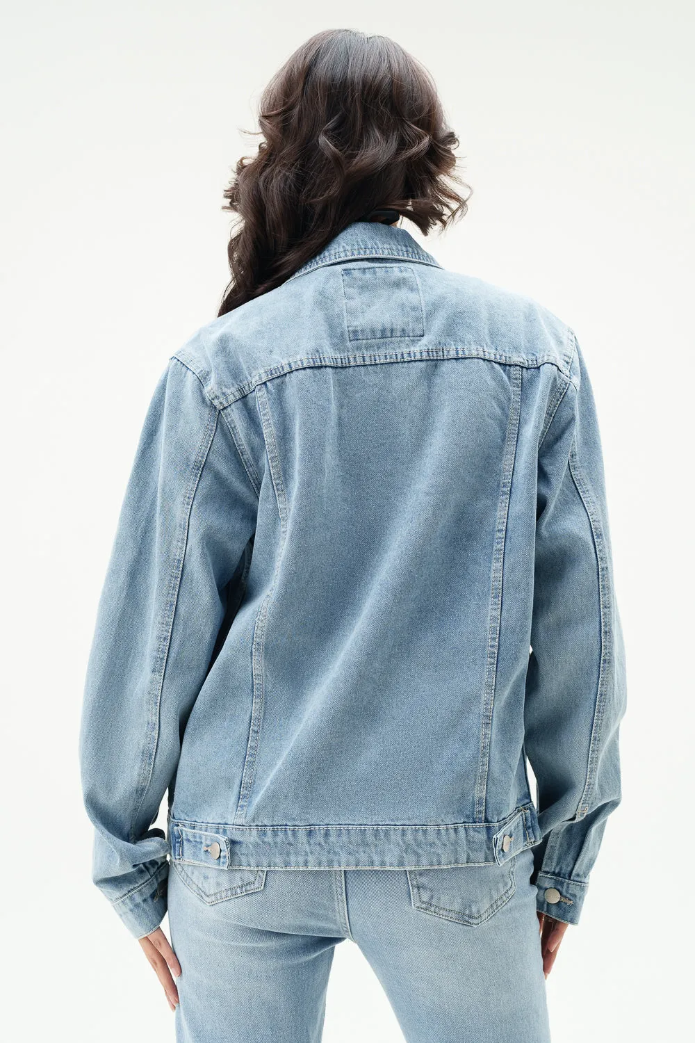 Galactic Blue Classic Denim Jacket