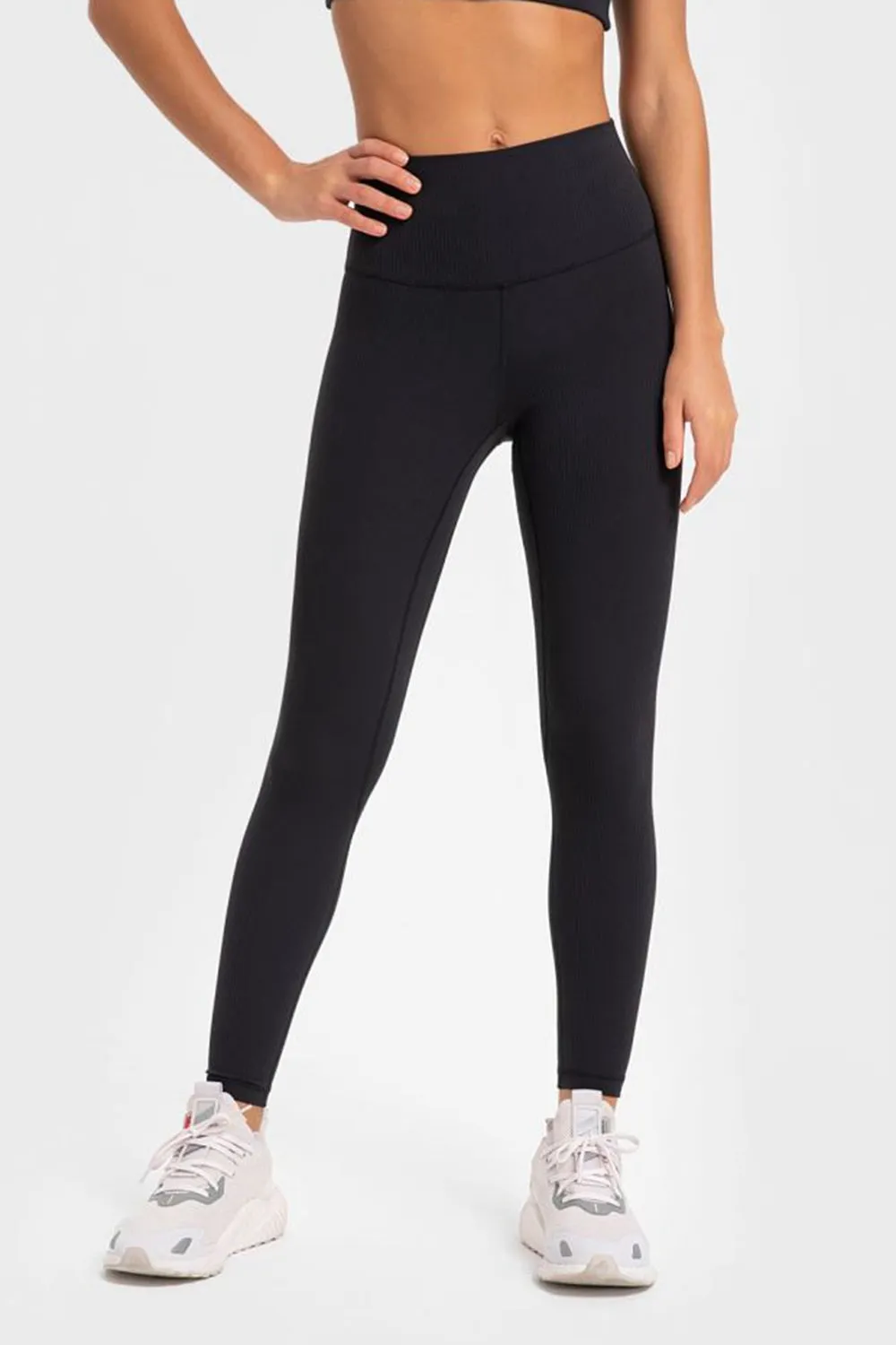 Highly Stretchy Wide Waistband Yoga Leggings (TBL) T