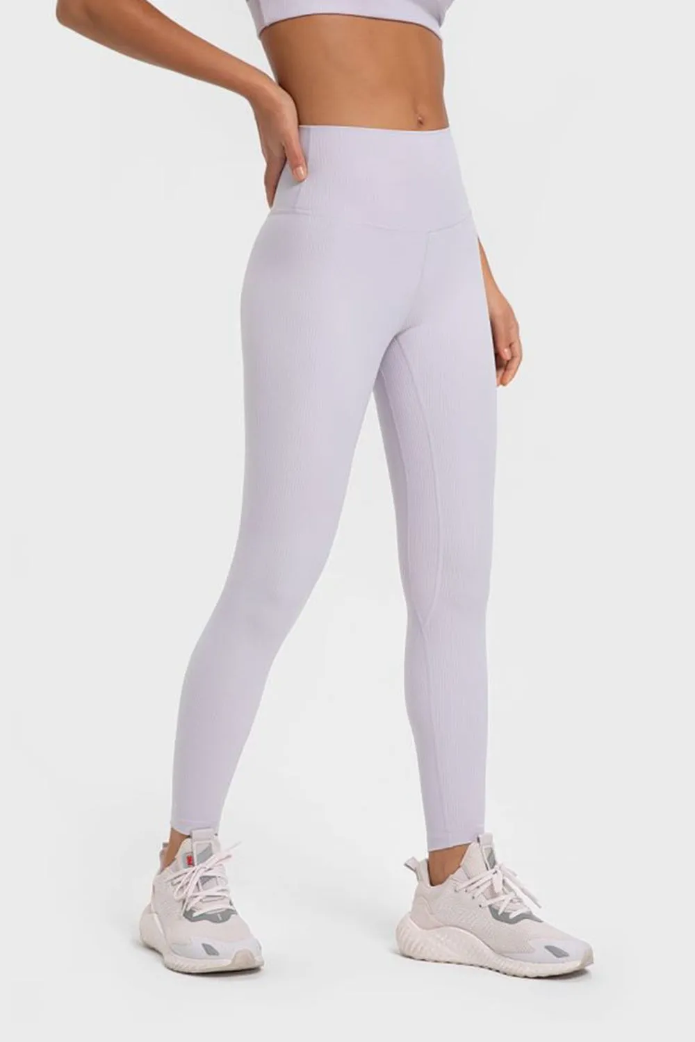 Highly Stretchy Wide Waistband Yoga Leggings (TBL) T