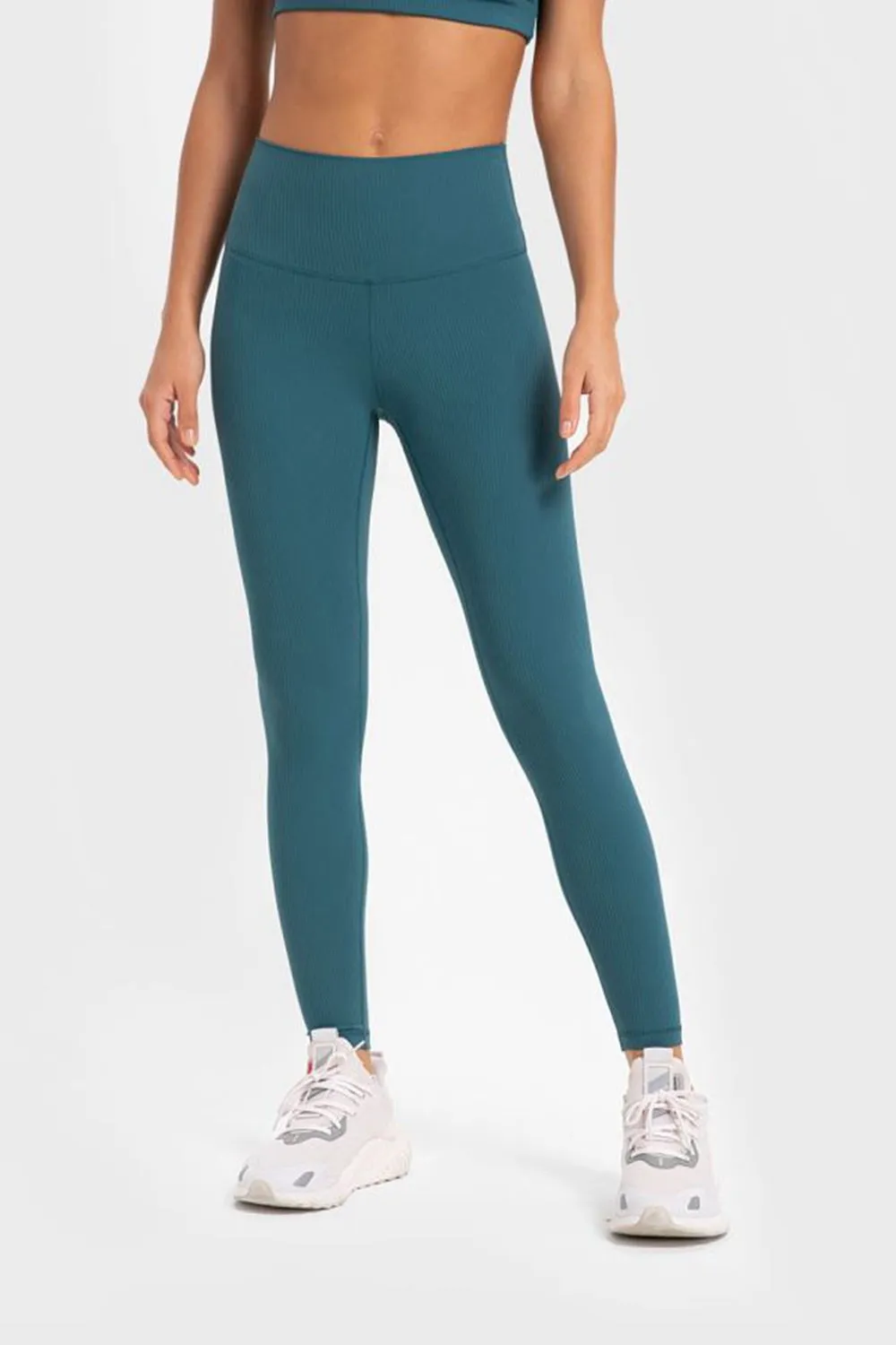 Highly Stretchy Wide Waistband Yoga Leggings (TBL) T