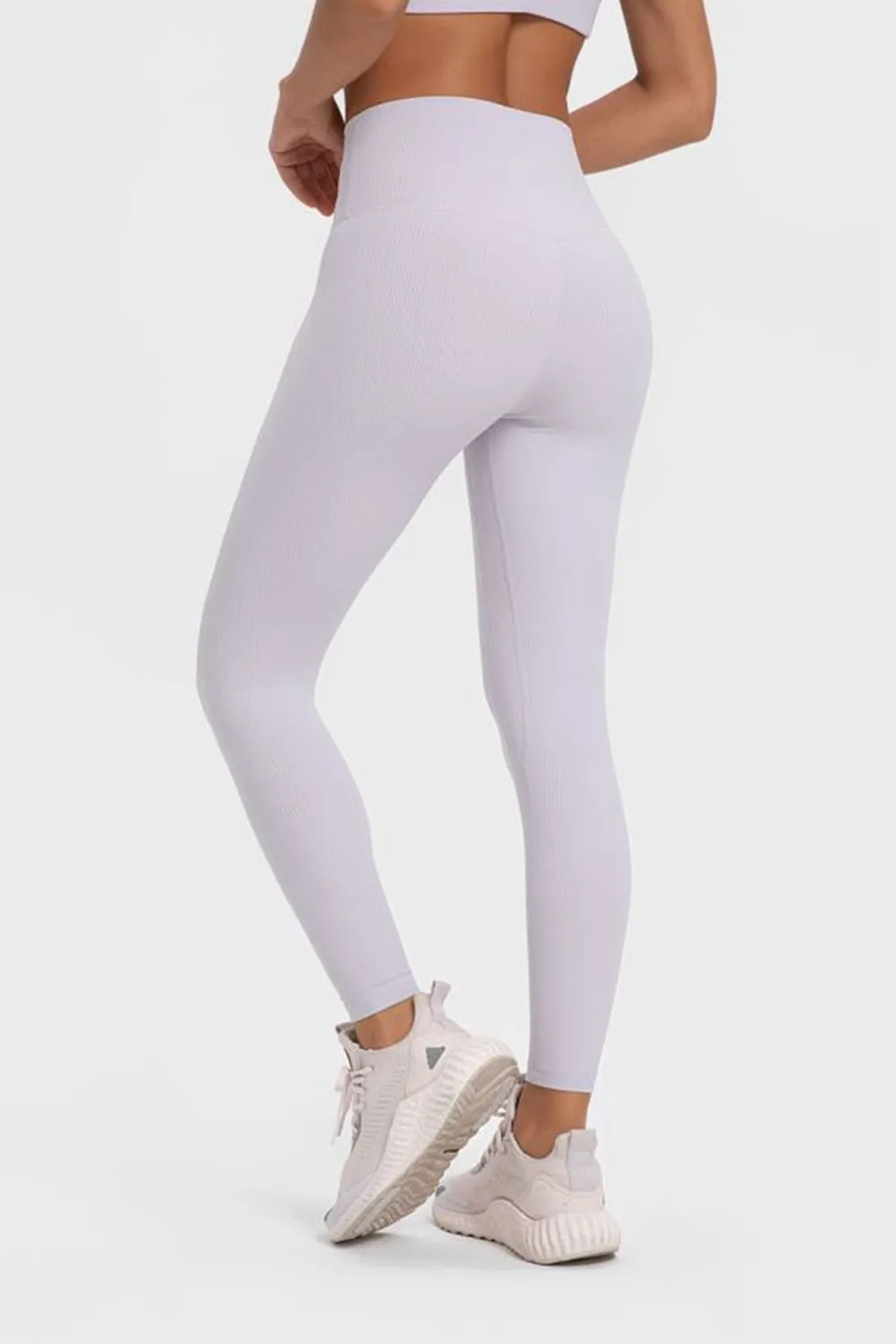 Highly Stretchy Wide Waistband Yoga Leggings (TBL) T