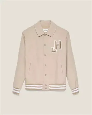 Hinnominate Beige Polyester Jackets & Coat