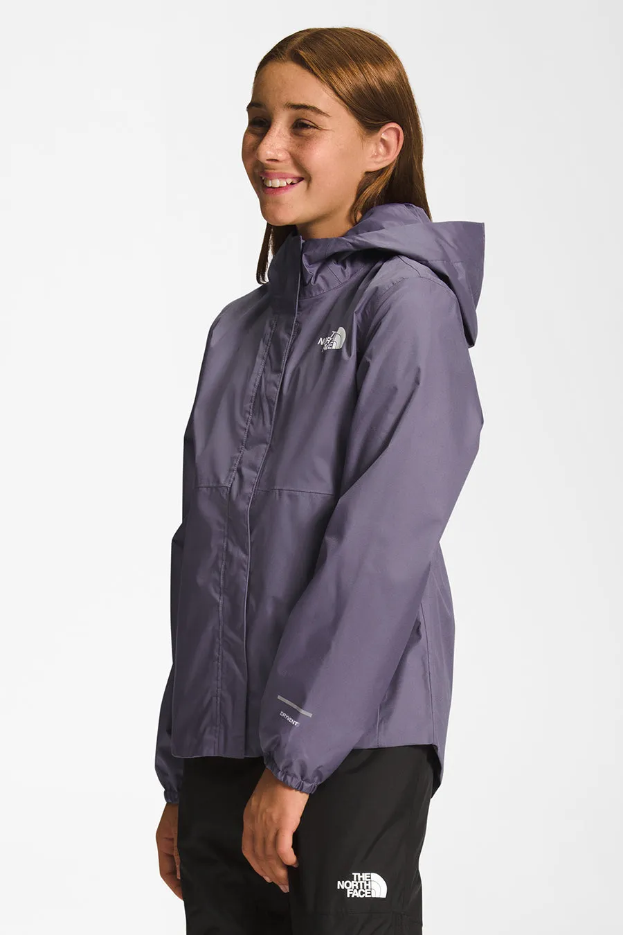 Kids Rain Jacket North Face Antora Lunar Slate