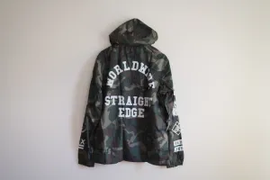 Ladies Woodland Camo Windbreaker