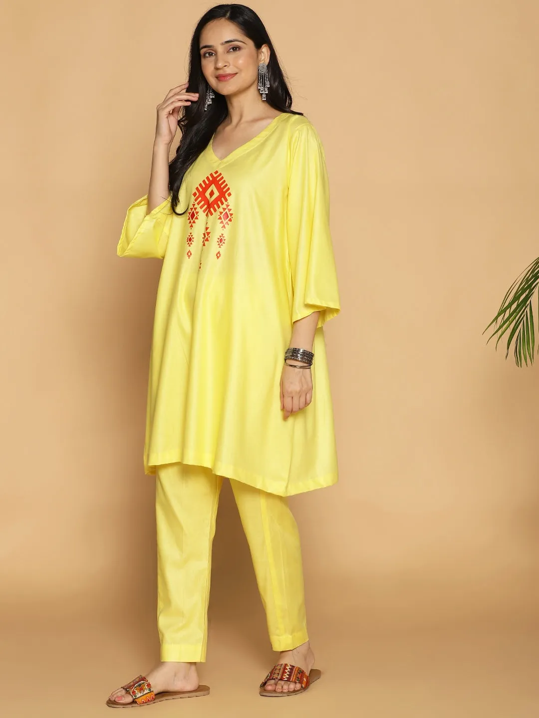 Lemon Rayon Pants