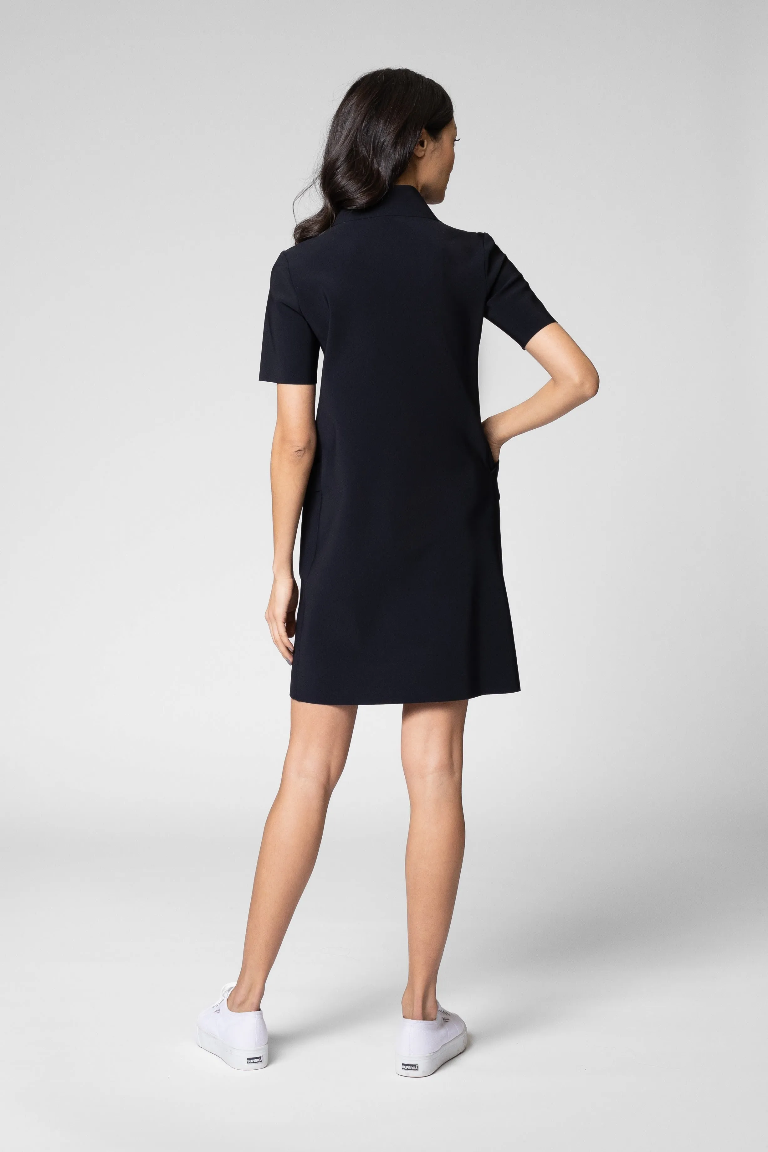 Loren Mini Tunic - Black