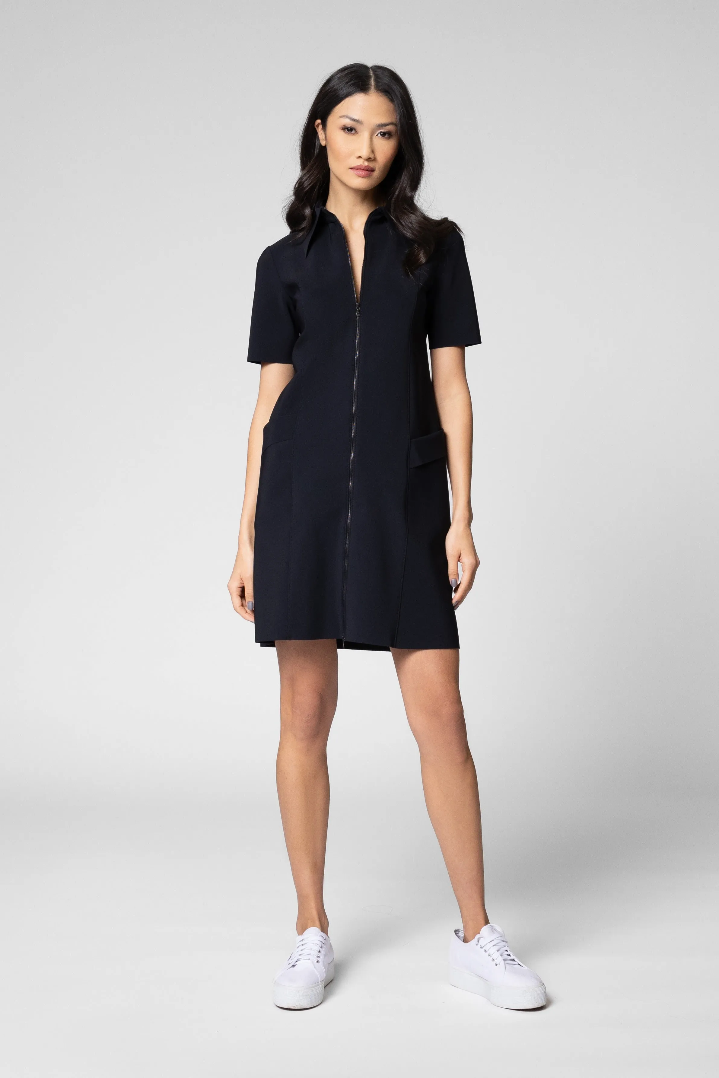 Loren Mini Tunic - Black