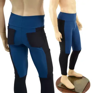 Mens Luchador Leggings with Back Pockets