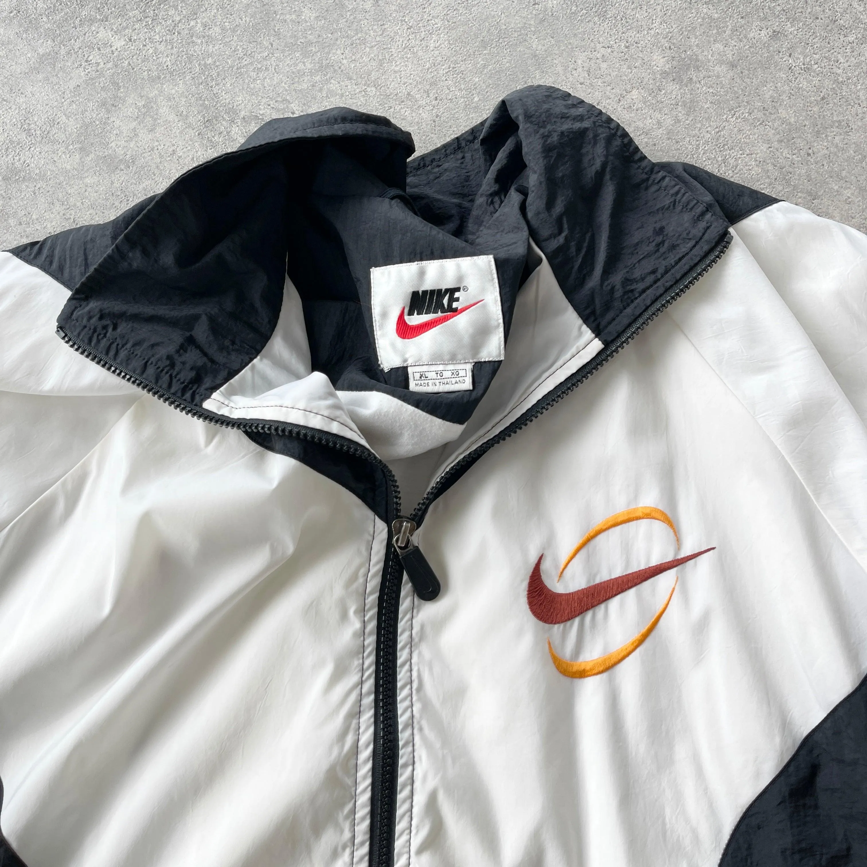 Nike 1990s lightweight embroidered shell jacket (XL)