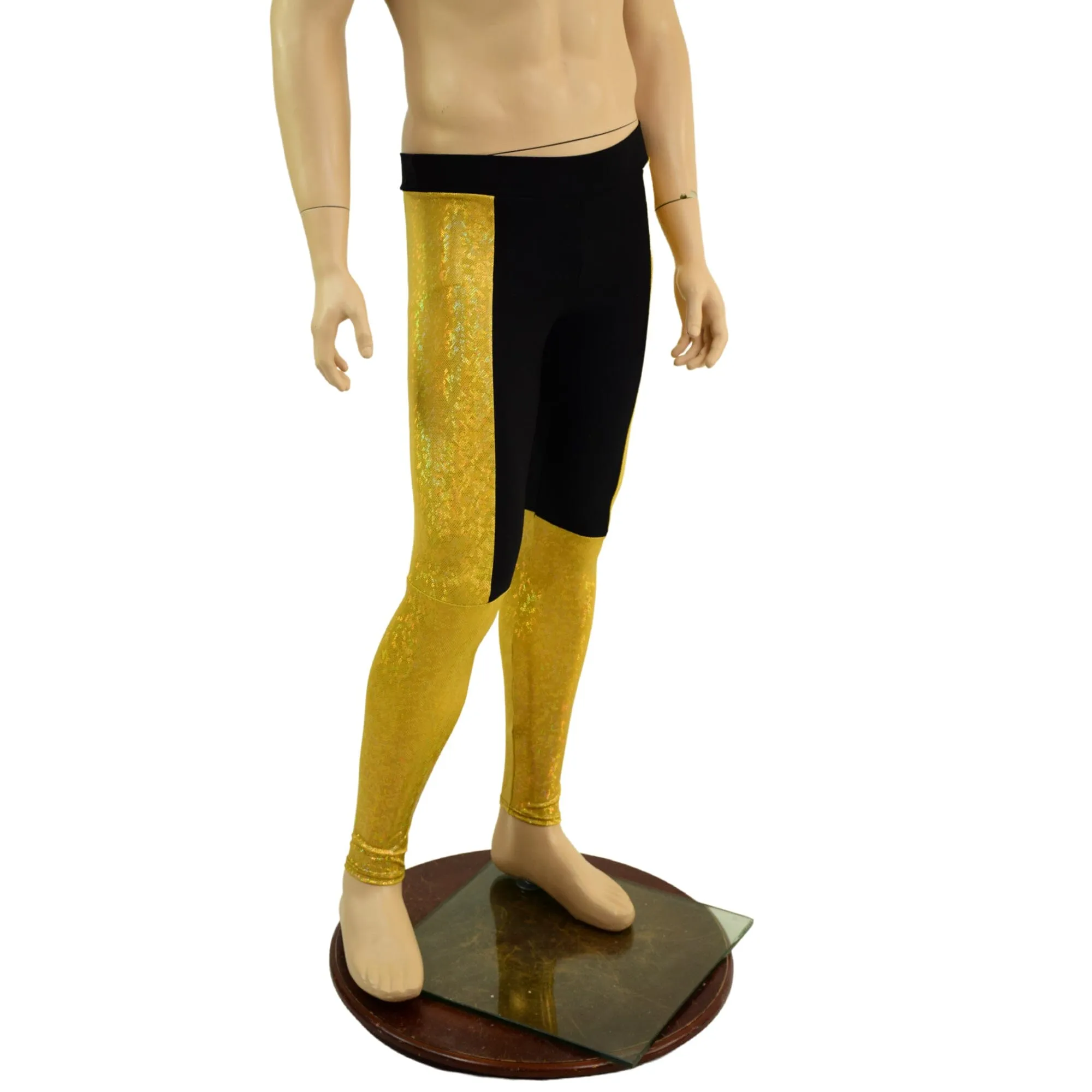 Ready to Ship Mens Midrise Luchador Leggings