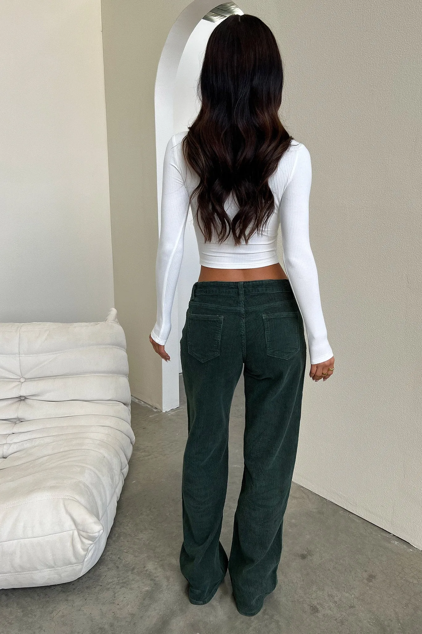 Ricardo Low Rise Pants - Emerald