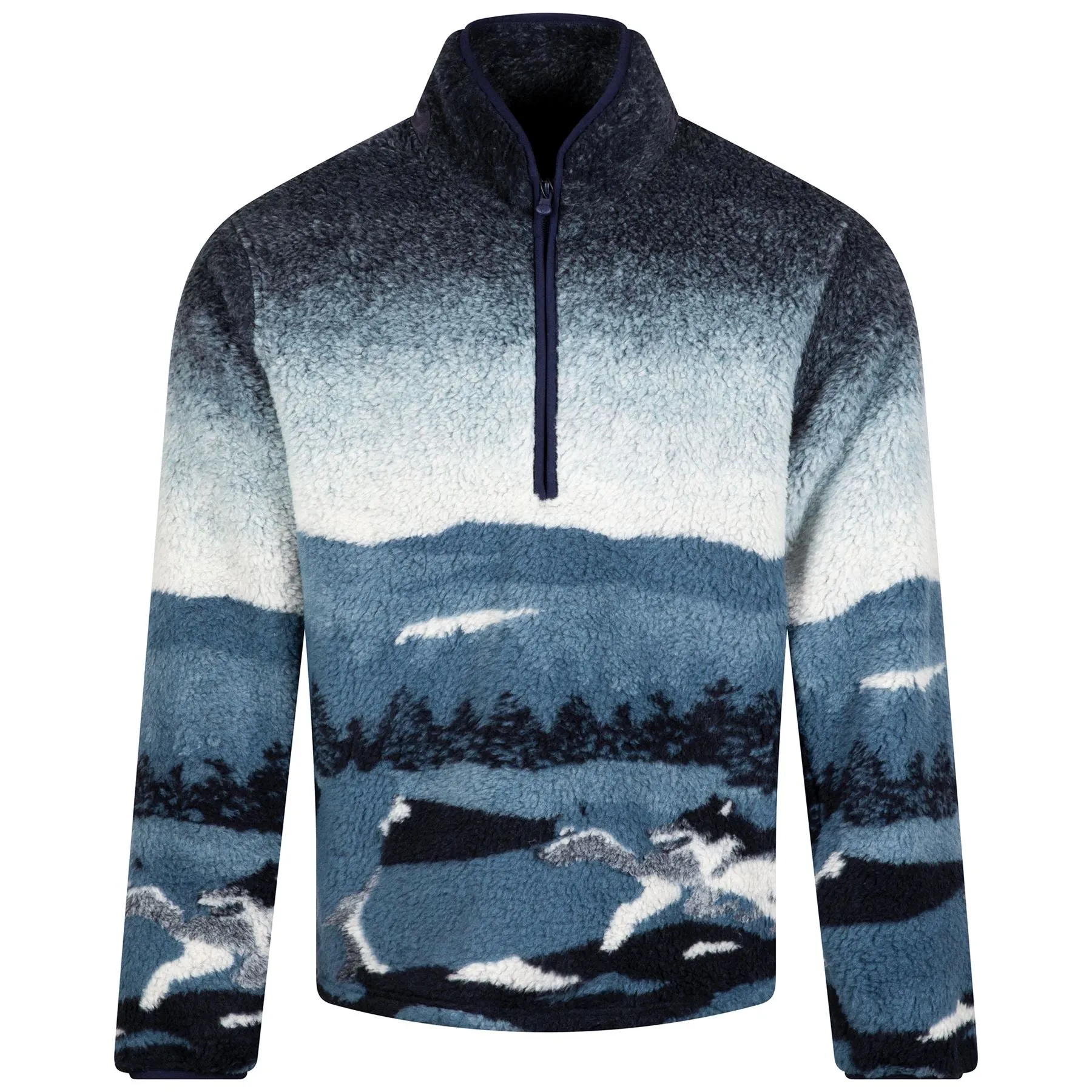 Rocky Mountain Wolf Sherpa Half Zip Maltese - AW24