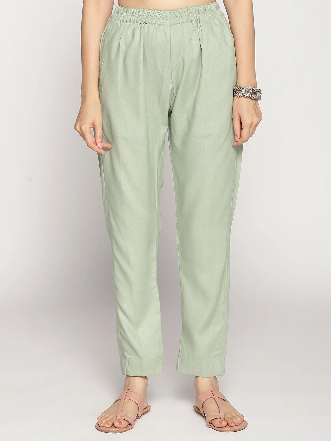 SageGreen Rayon Pants