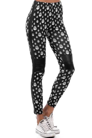 Skull Print Leggings