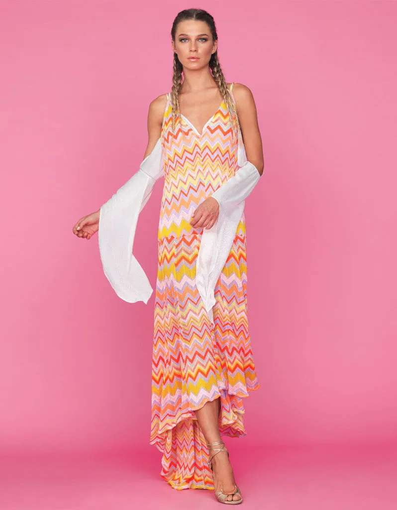 Tete by Odette Zig Zag Maxi Dress