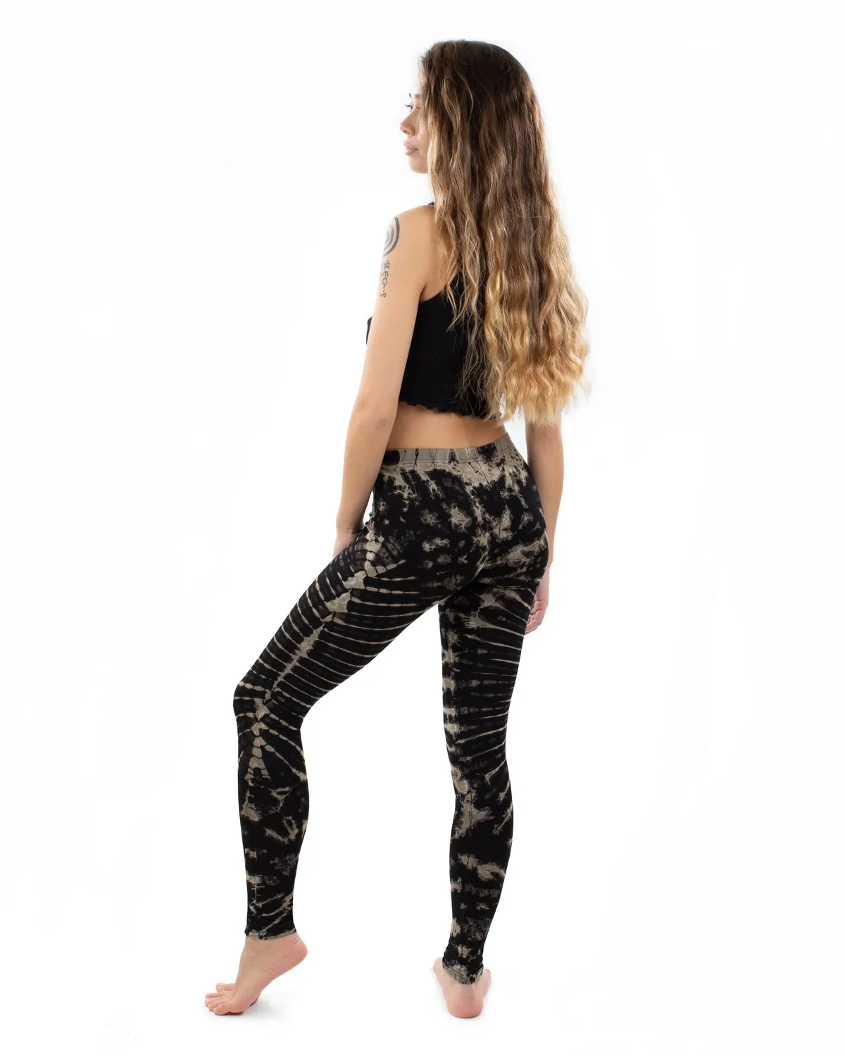 Tie Dye Nebula leggings Black