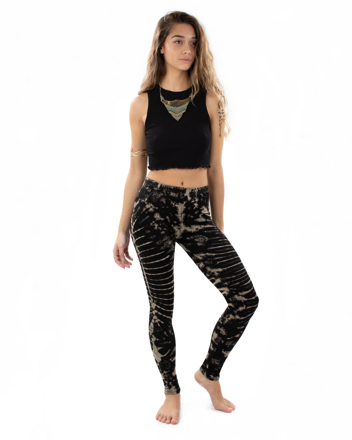 Tie Dye Nebula leggings Black