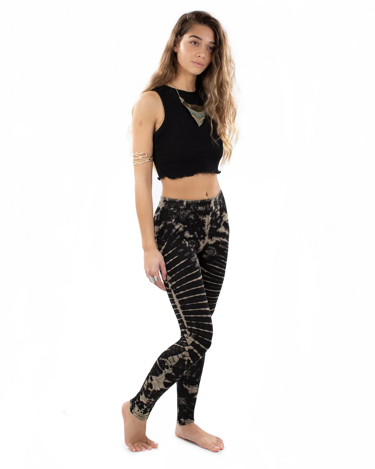 Tie Dye Nebula leggings Black