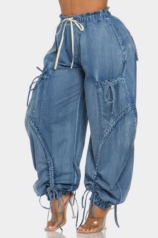 Urban Chic Denim Cargo Pants