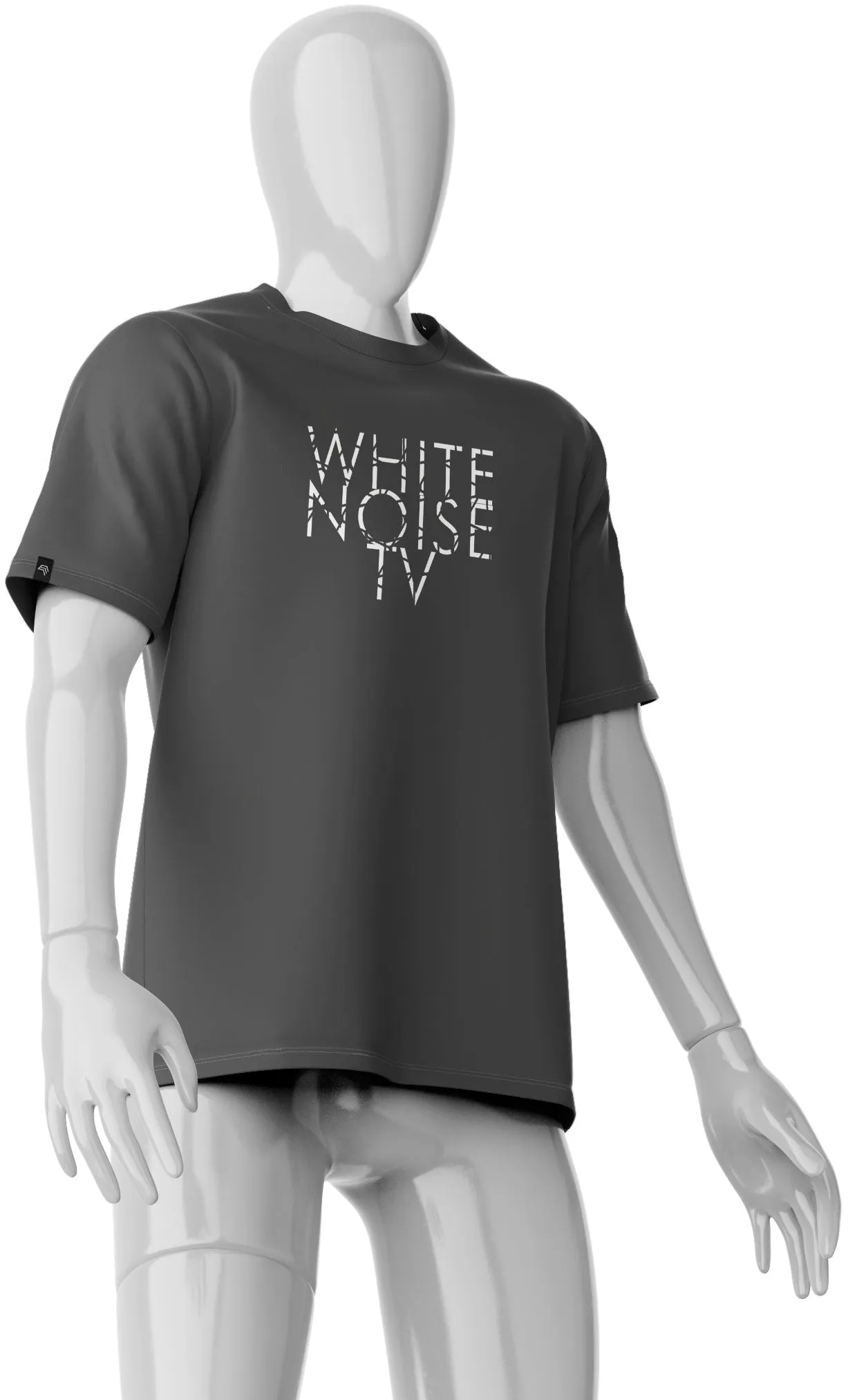 White Noise TV - Netz Logo - Men's Basic T-Shirt